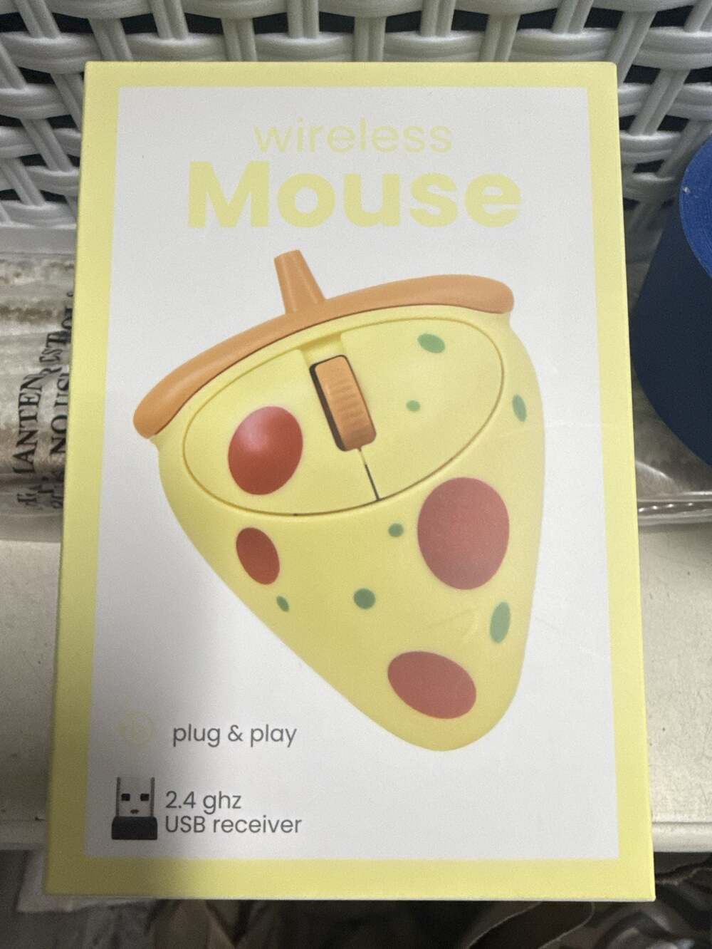 Vivitar 'Pizza' Novelty Wireless Computer Mouse
